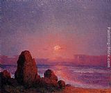 Sunset of the Breton Coast by Ferdinand Loyen Du Puigaudeau